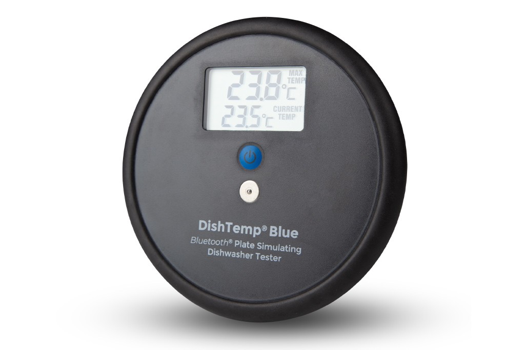 DishTemp Blue Thermometer for dishwasher temperatures
