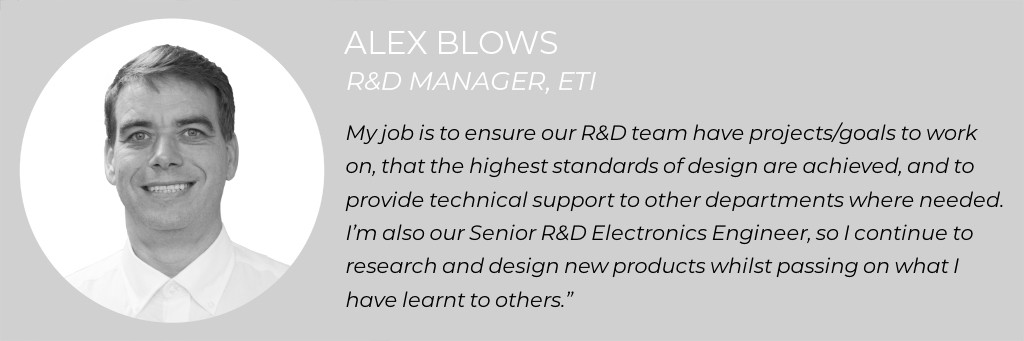 Alex Blows, R&D manager