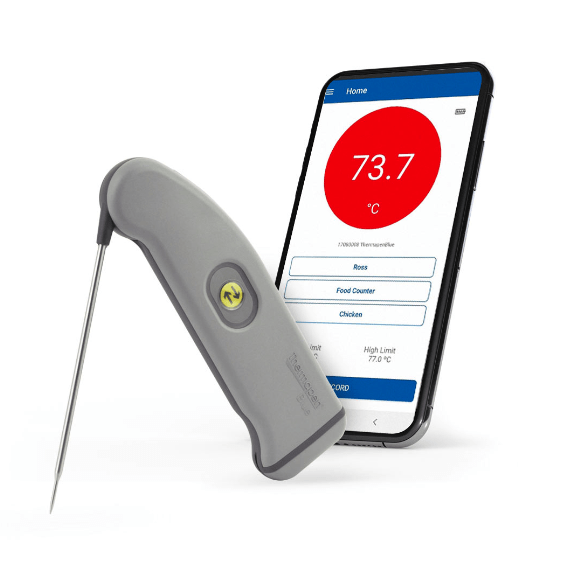 Thermapen Bluetooth thermometer and HACCP food safety app